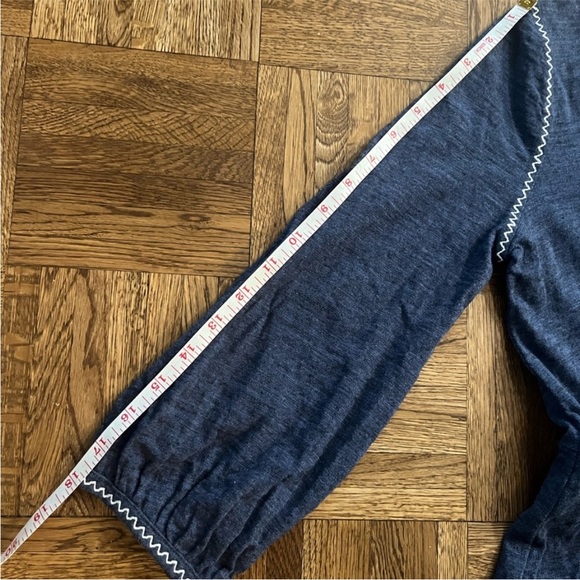 Boden Carina Pom Pom Dress Heathered Navy Size 2 - Picture 10 of 15